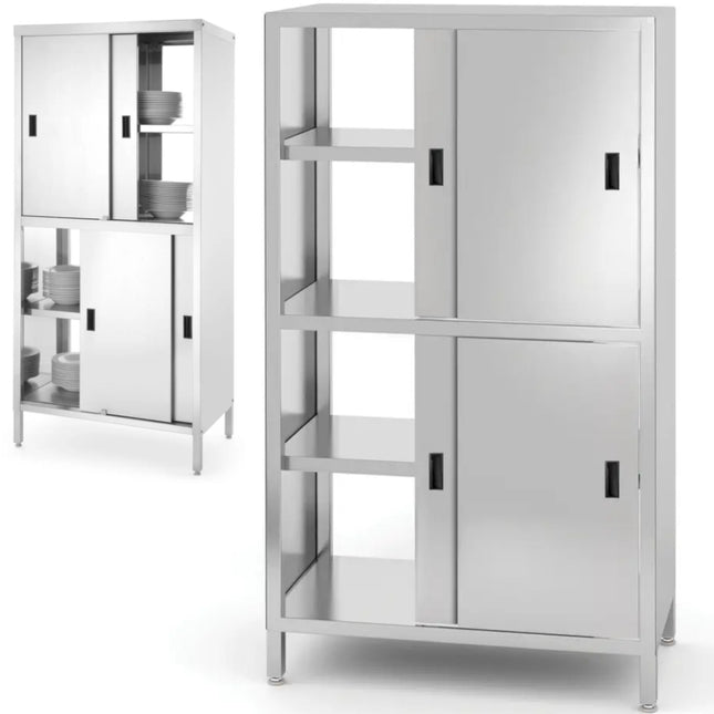 En route cabinet with sliding door 800x500x1800 - Hendi 811634