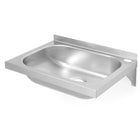 Steel sink for hanging on wall 400x295mm - Hendi 811818