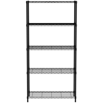 Hendi Warehouse rack twisted 5 shelves black 91x45x183 cm