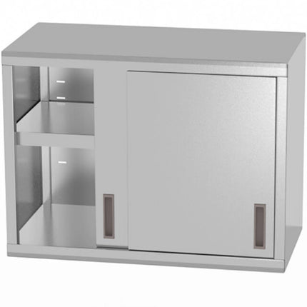 Hendi Hanging cabinet with sliding door stainless steel welded 80x40x60 cm