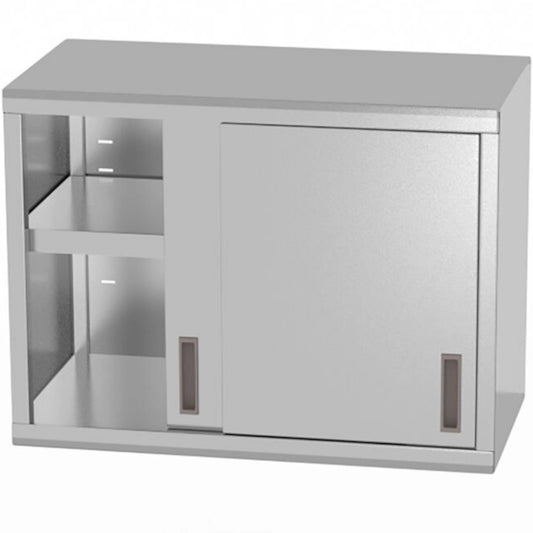 Hendi Hanging cabinet with sliding door stainless steel welded 80x40x60 cm