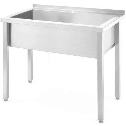 Hendi Pool dining sink single-chamber welded Budget Line STAL 800 x 600 x 850 mm – image 2