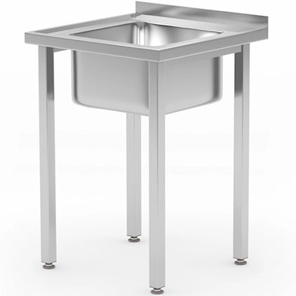 Hendi Pool single-chamber sink Budget Line STAL 600 x 600 x 850 cm