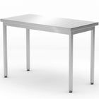 Hendi Worktop table kitchen central steel Budget Line 800 x 600 x 850 mm