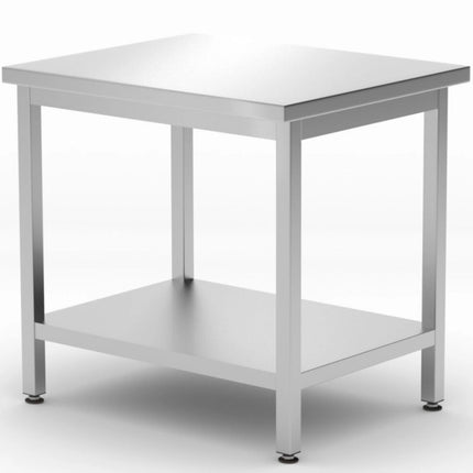 Hendi Central worktop table with shelf Budget Line 800 x 600 x 850 mm