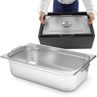 GN 1/1 gastronomic container with 530x325x200mm 28L Hendi 817155 handles