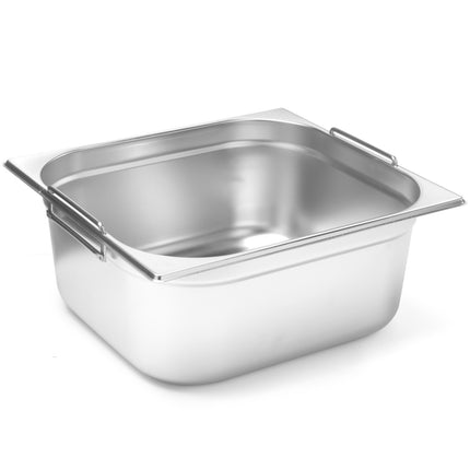 GN 2/3 gastronomy container with hidden handles 354x325x150mm 13L Hendi 817247