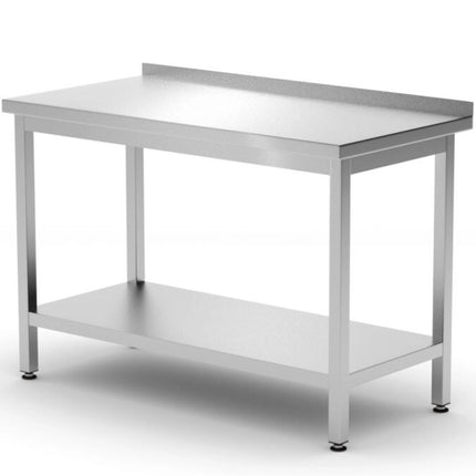 Hendi Worktop table with Random Walled Budget Line STAL 1000 x 600 x 850 mm