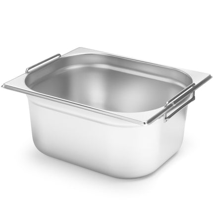 GN 1/2 gastronomy container with hidden handles 325x265x200mm 12.5L Hendi 817353