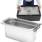 GN 1/3 gastronomy container with hidden handles 325x176x200mm 7.8L Hendi 817452