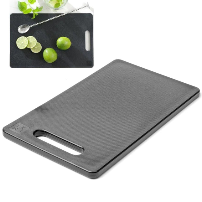 Hendi Universal cutting board with handle 300 x 200 mm black