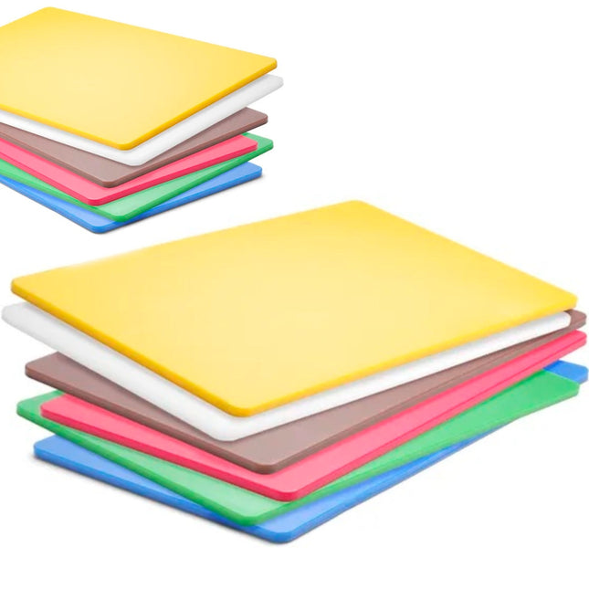 Hendi Set of 6 cut boards HACCP GN 1/1 10 mm