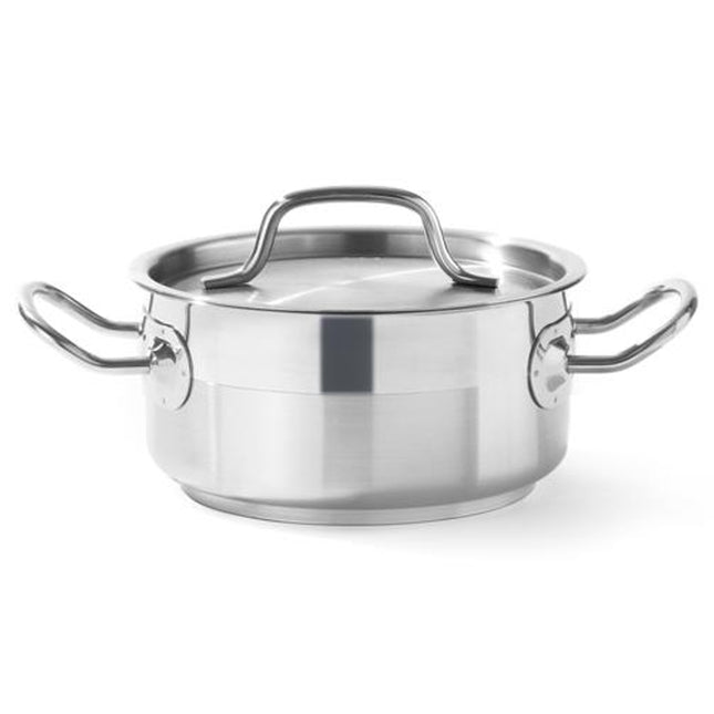 Low pot Profi Line with lid 2.8 l wed. 200 x 90 h - Hendi 830208