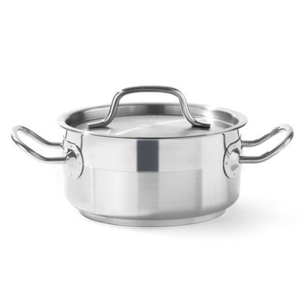 Pot Profi Line zems ar vāku 4,8 l diametrs 240 x 105 h - Hendi 830406 