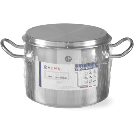 Profi Line vidējais katls ar vāku 23,5 l diametrs 360 x 230 h - Hendi 831700 