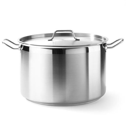 Profi Line vidējais katls ar vāku 23,5 l diametrs 360 x 230 h - Hendi 831700 