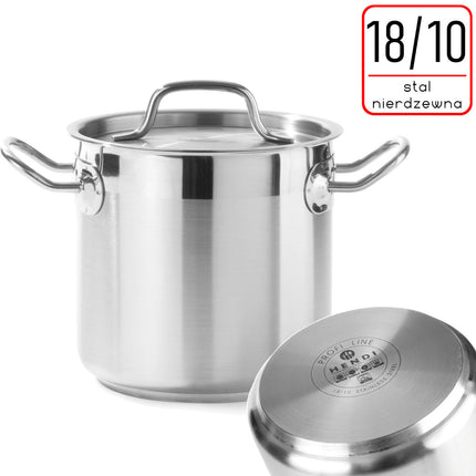 High pot Profi Line with sandwich bottom lid 50 l wed. 400 x 400 h - Hendi 832806