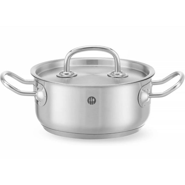 Kitchen Line low pot with lid 1.5 l wed. 160 x 75 h - Hendi 836002