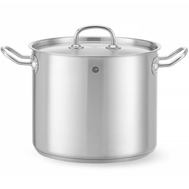 Kitchen Line high pot with lid 9 l wed. 240 x 200 h - Hendi 837306