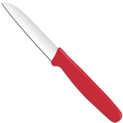 Hendi Knife for peeling vegetables and fruits 180 mm - red