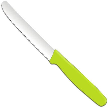 Hendi Serrated universal knife 112/211 mm - green