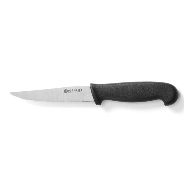 Hendi Professional universal serrated knife black HACCP 100 mm