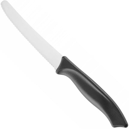 Hendi Serrated universal knife 105/215 mm - black