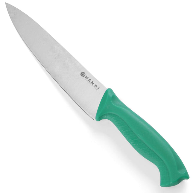 Hendi Knife for vegetables and fruit HACCP 320mm - green