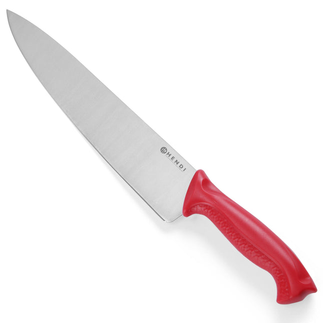 Hendi HACCP cook knife for raw meat 320mm - red
