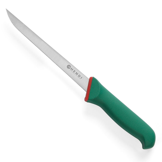 Knife flexible for filleting raw meat fish Green Line 330mm Hendi 843321