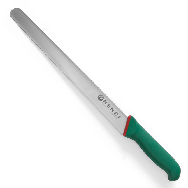 Hendi Knife for ham and salmon Green Line length 415mm
