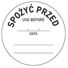 Food safety stickers ingeste before EN 500 Pcs. Hendi 850145