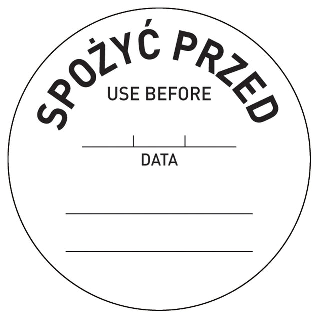 Food safety stickers ingeste before EN 500 Pcs. Hendi 850145