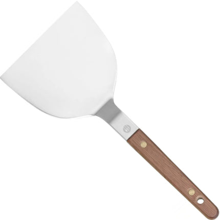 Hendi Teppanyaki spatula for egg burgers with wooden handle 240 x 105 mm – image 2