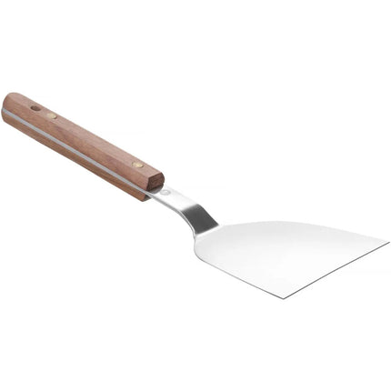 Hendi Teppanyaki spatula for egg burgers with wooden handle 240 x 105 mm