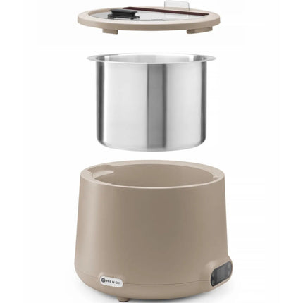 Hendi UNIQ electric soup thermos kettle, diameter 365 x 325 mm 8 l 500 W - beige – image 7