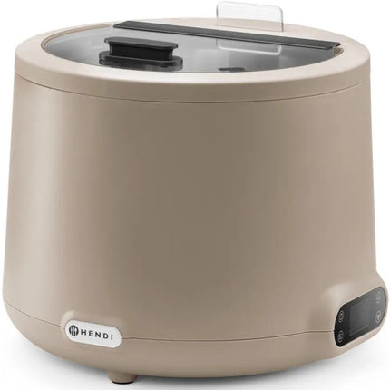 Hendi UNIQ electric soup thermos kettle, diameter 365 x 325 mm 8 l 500 W - beige