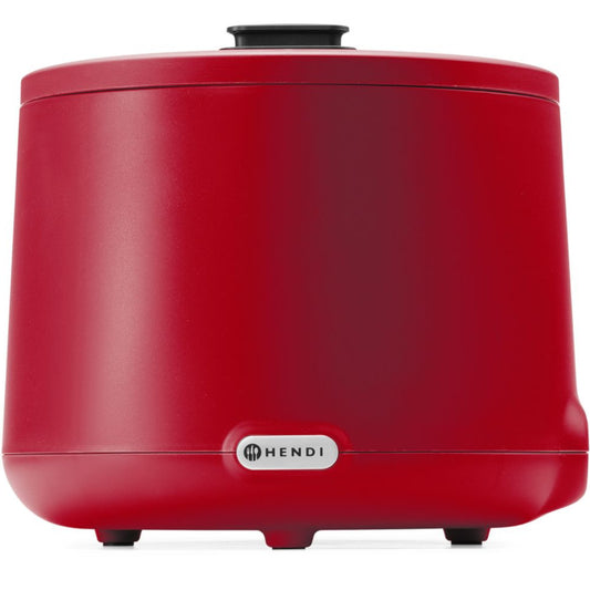 Hendi Electric thermos pot for soup UNIQ 35-85 C 8 l 500 W - red