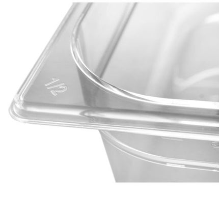 GN transparent container of polycarbonate GN 1/6 100 mm - Hendi 861721