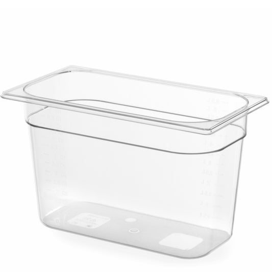 Hendi GN transparent container from polycarbonate GN 1/3 height 150 mm
