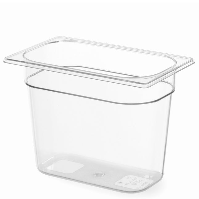 GN transparent container from polycarbonate GN 1/4 size 65 mm - Hendi 861639
