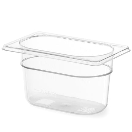 GN transparent container made of polycarbonate GN 1/9 100 mm - Hendi 861820