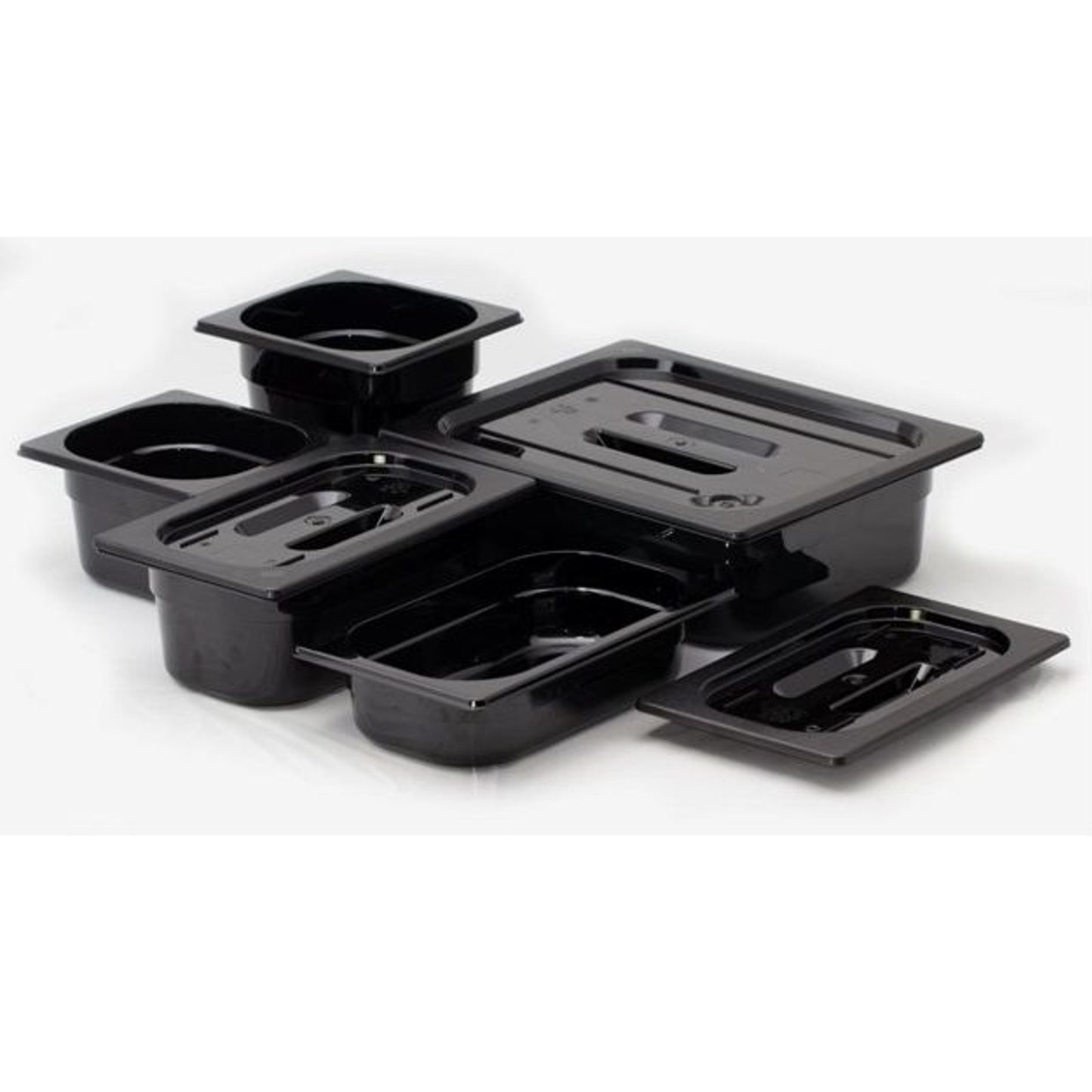 Hendi Black polycarbonate container GN 1/2 height 100 mm - Hendi 862421 – image 3