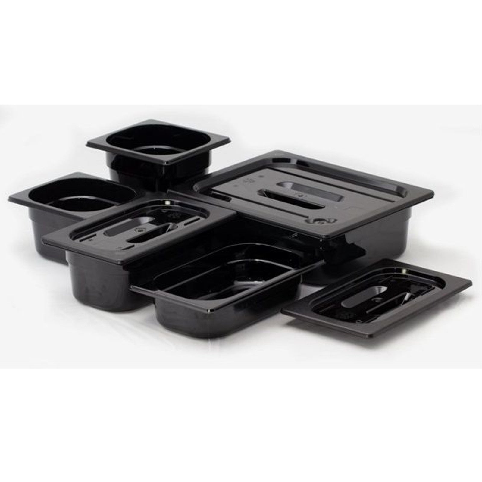 Hendi Black polycarbonate container GN 1/2 height 100 mm - Hendi 862421 – image 3