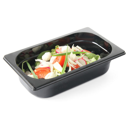 Black polycarbonate container GN 1/3 100 mm - Hendi 862520