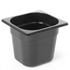 Black polycarbonate container GN 1/6 150 mm - Hendi 862711