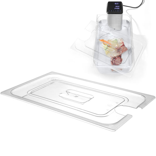 Hendi Polycarbonate cap with cutting on Sous-Vide for containers GN 1/2