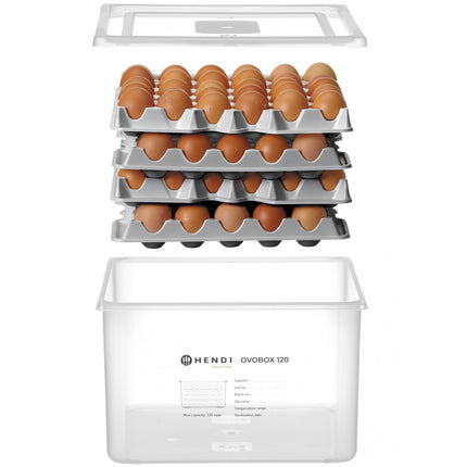 Hendi Egg container 8 trays for 120 eggs OVOBOX 18 l 355 x 325 x 200 mm – image 3