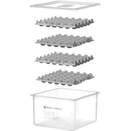 Hendi Egg container 8 trays for 120 eggs OVOBOX 18 l 355 x 325 x 200 mm – image 4