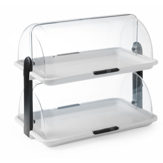 Hendi The market for the exposure of food with RollTop double lid